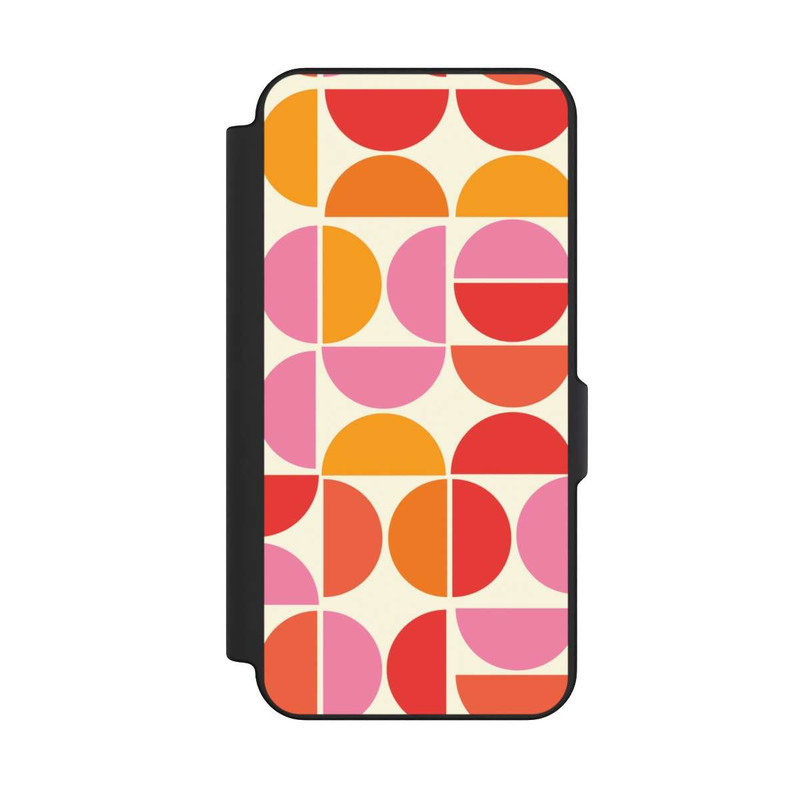 Galaxy S25 FE NIVOflip Retro Trend Pattern Orange