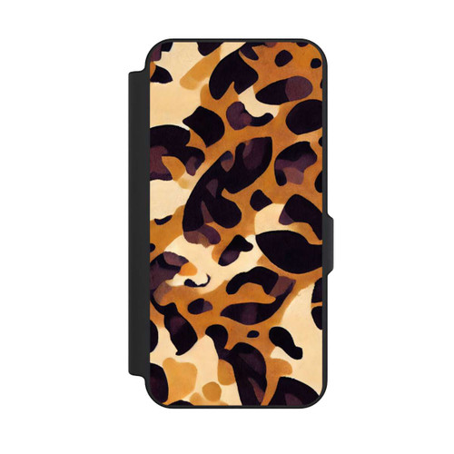 Samsung Galaxy S25 FE NIVOflip motif lion marron clair