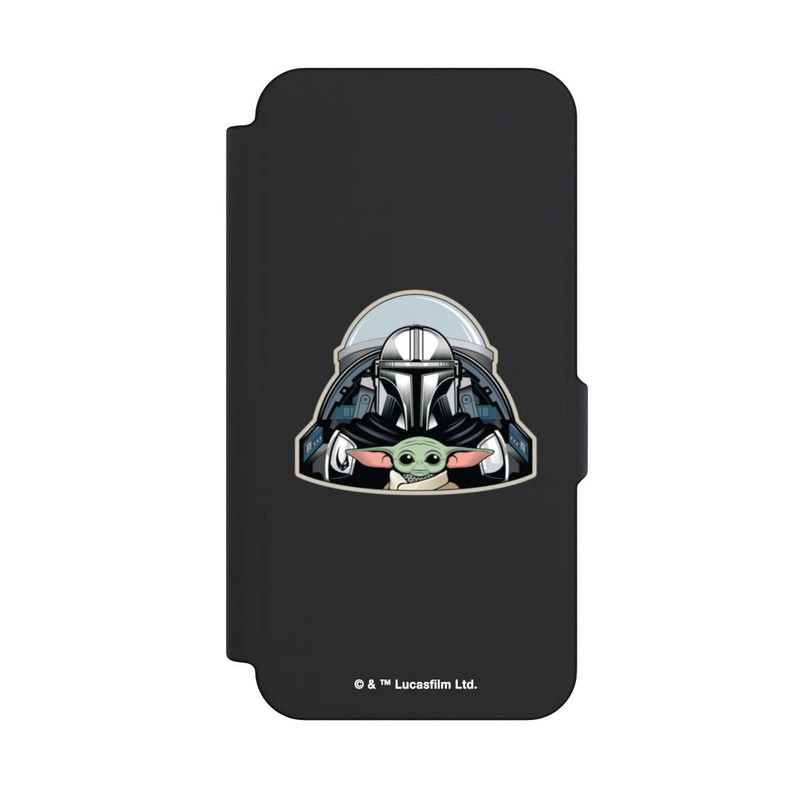 Galaxy S25 FE NIVOflip Mando and Grogu Transparent