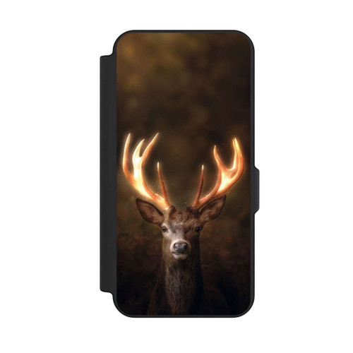 Samsung Galaxy S25 FE NIVOflip Hirsch Goldenes Geweih