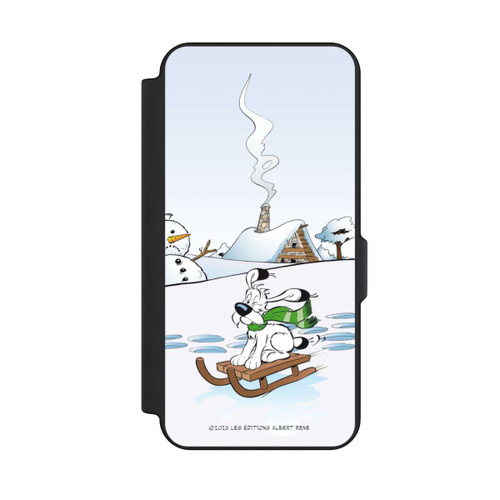 Samsung Galaxy S25 FE NIVOflip Idéfix fait du traîneau