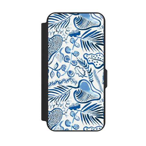 Samsung Galaxy S25 FE NIVOflip Tropical Forest Leaves Blue