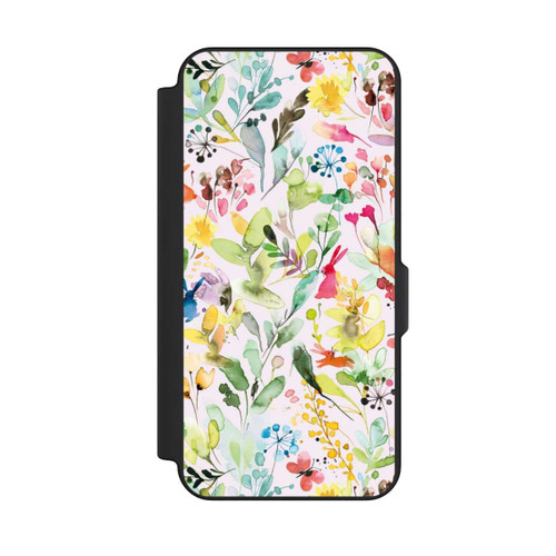 Samsung Galaxy S25 FE NIVOflip Wild Flowers Meadow Pink