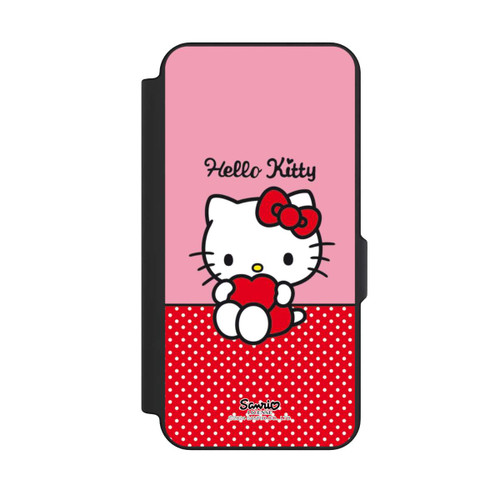 Samsung Galaxy S25 FE NIVOflip Hello Kitty sitzend mit Herz