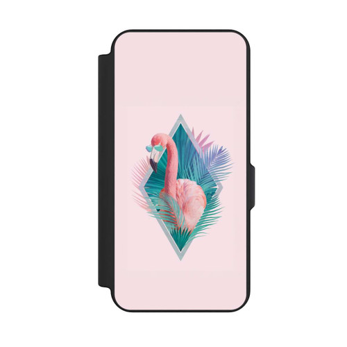Samsung Galaxy S25 FE NIVOflip Tropical Leaves Flamingo