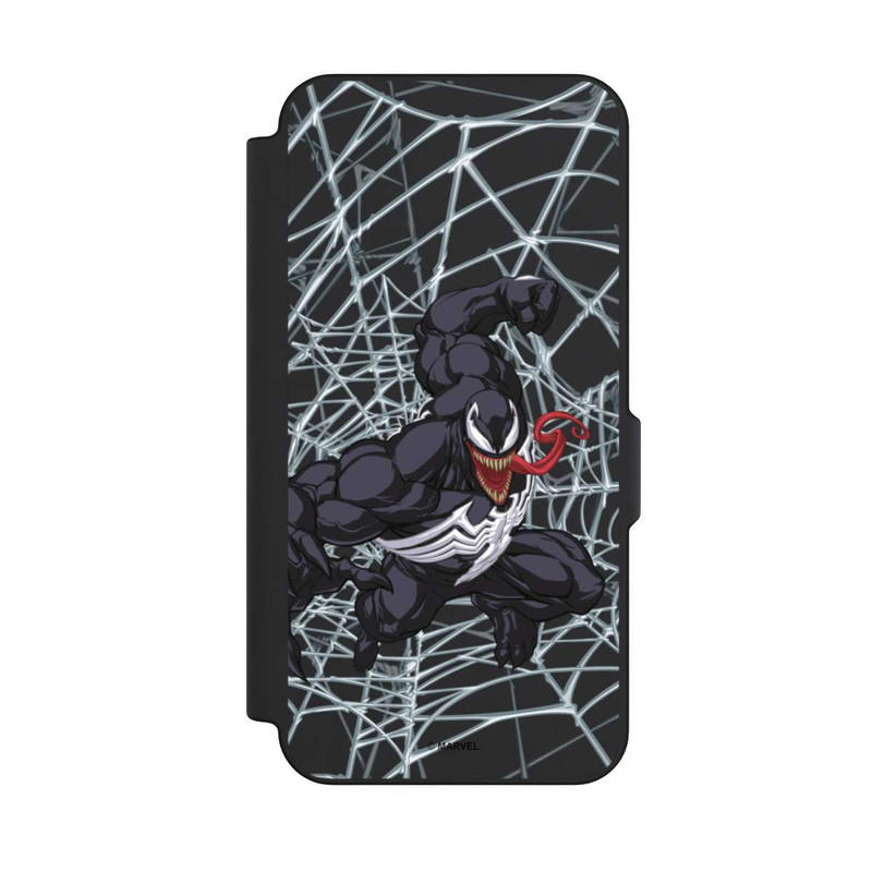 Galaxy S25 FE NIVOflip Venom Toile d'Araignée