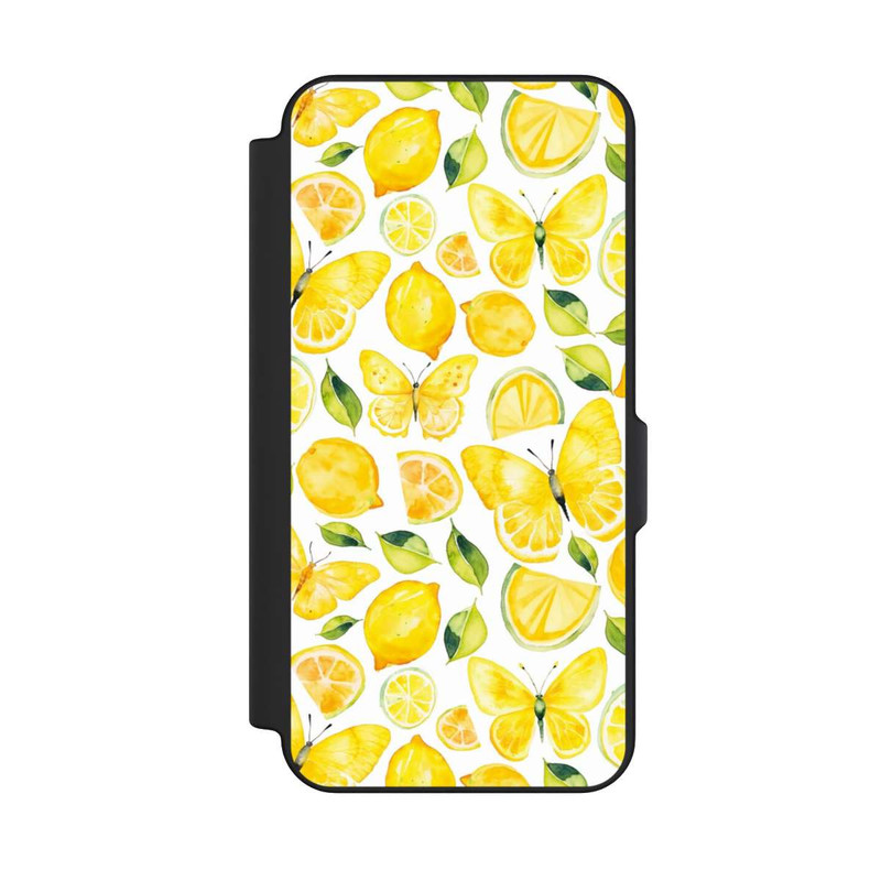 Galaxy S25 FE NIVOflip Citron et papillon