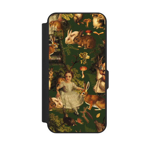 Samsung Galaxy S25 FE NIVOflip Mädchen und Tiere im Wald