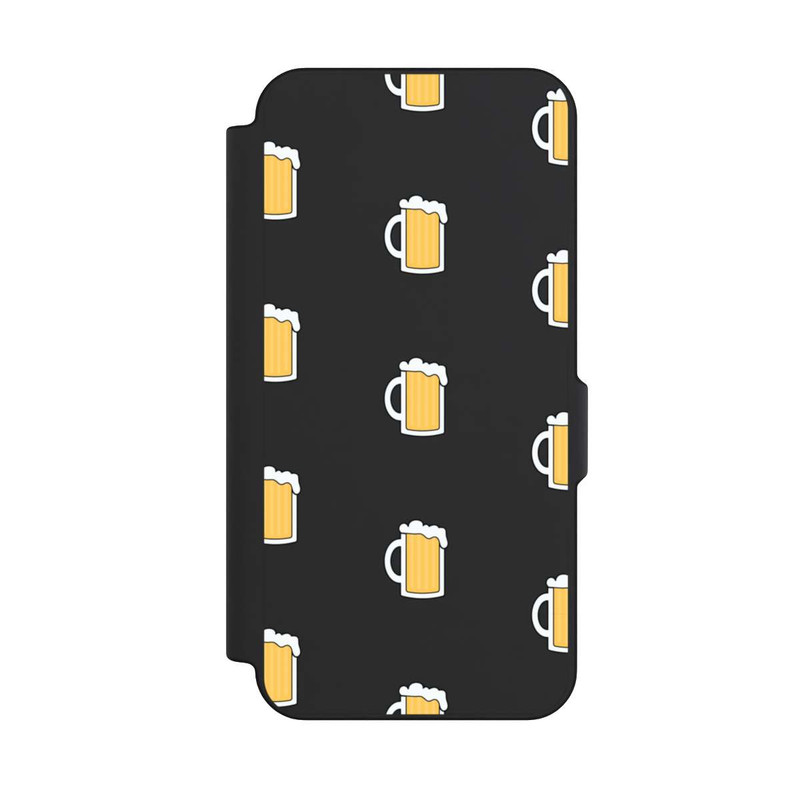 Galaxy S25 FE NIVOflip Beer Glass Pattern Illustration