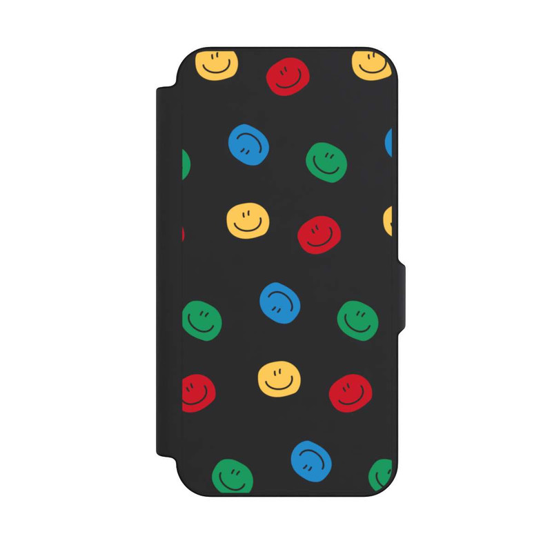 Galaxy S25 FE NIVOflip Smile Pattern Colorful