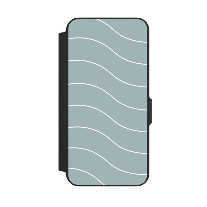 Galaxy S25 FE NIVOflip Trendy Lines White Green