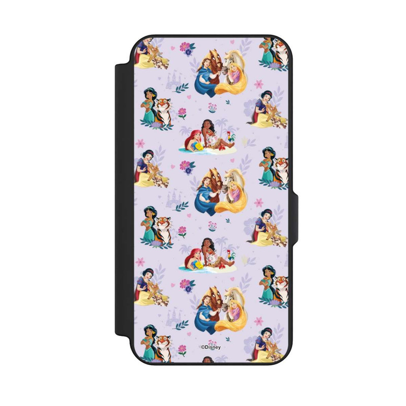 Galaxy S25 FE NIVOflip Princess Floral Pattern Purple