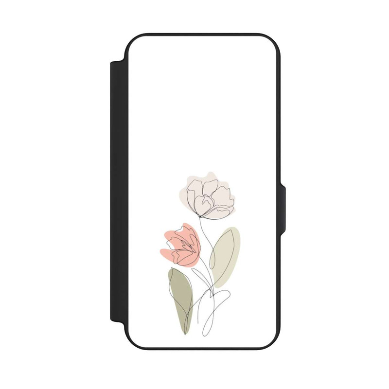 Galaxy S25 FE NIVOflip Blume Line Art Beige