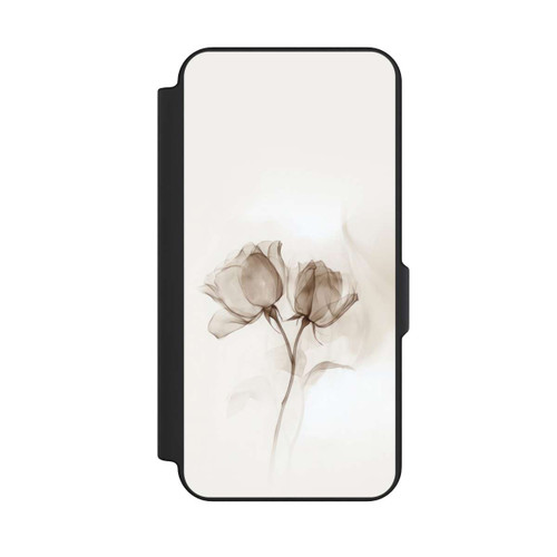 Samsung Galaxy S25 FE NIVOflip Braune Rose Blume Nebel