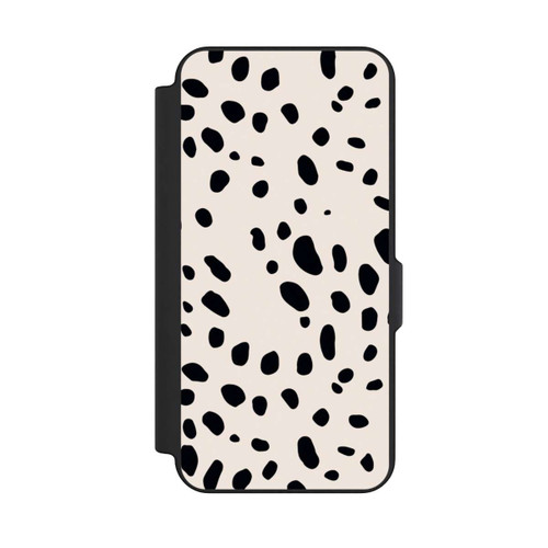 Samsung Galaxy S25 FE NIVOflip Tiermuster Gepard Schwarz