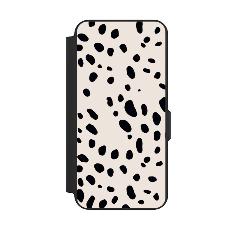 Galaxy S25 FE NIVOflip Tiermuster Gepard Schwarz