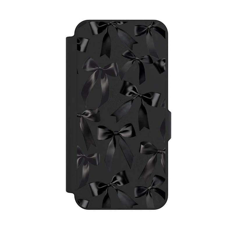 Galaxy S25 FE NIVOflip Noeud en Satin Noir