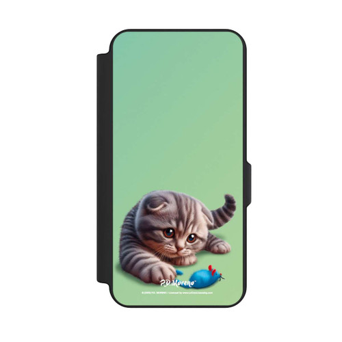 Samsung Galaxy S25 FE NIVOflip Playing Cat with Mouse