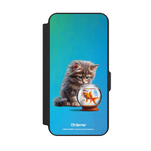 Samsung Galaxy S25 FE NIVOflip Cat And Gold Fish