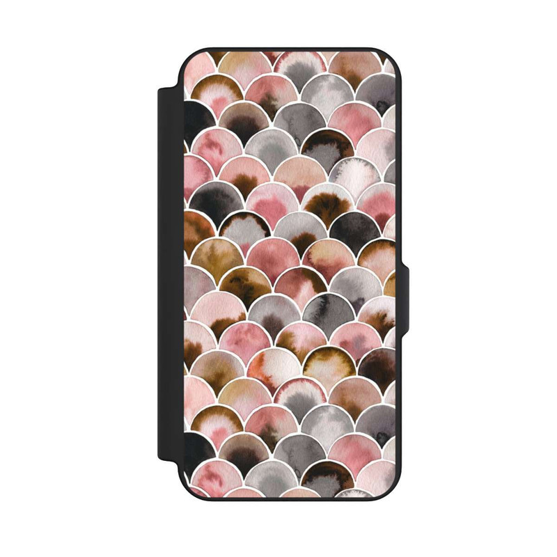 Galaxy S25 FE NIVOflip Japandi Scales Pink Brown