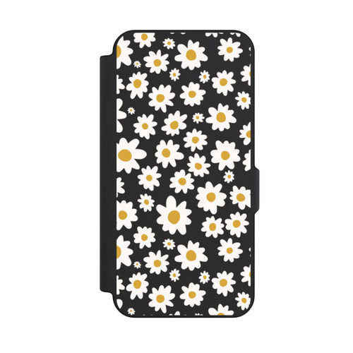 Samsung Galaxy S25 FE NIVOflip Daisy Flower Seamless Pattern Transparent