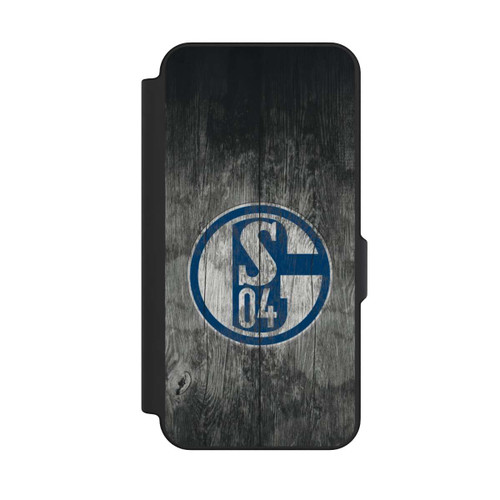 Samsung Galaxy S25 FE NIVOflip Schalke 04 Holz Look