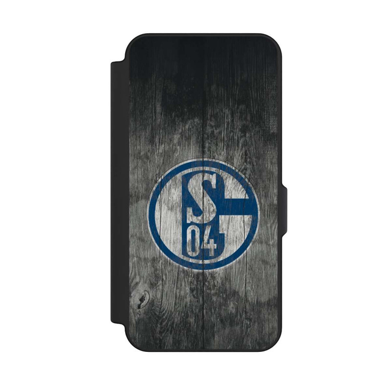 Galaxy S25 FE NIVOflip Schalke 04 Holz Look