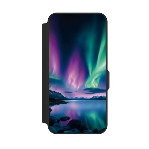 Samsung Galaxy S25 FE NIVOflip Aurora Borealis avec IA