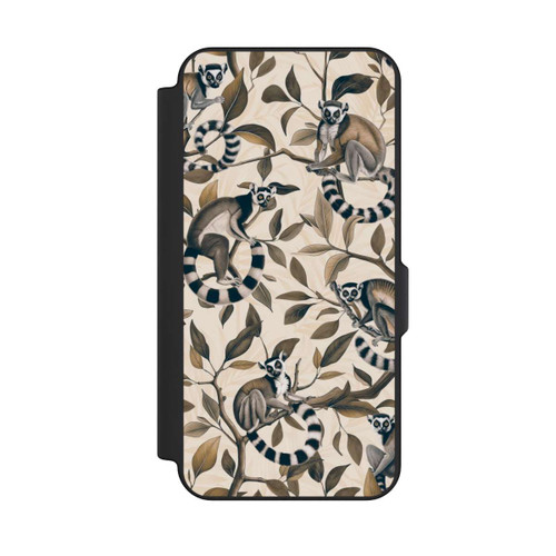 Samsung Galaxy S25 FE NIVOflip Lush Tropical Lemur Paradise