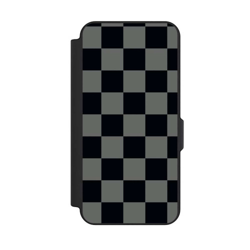 Samsung Galaxy S25 FE NIVOflip Schachbrett Schwarz Grau