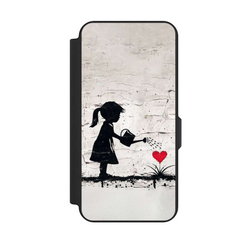 Samsung Galaxy S25 FE NIVOflip Girl Watering Bunch of Flowers 