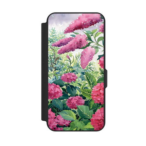 Samsung Galaxy S25 FE NIVOflip Garden Hydrangeas and Buddleia by Christopher Ryland