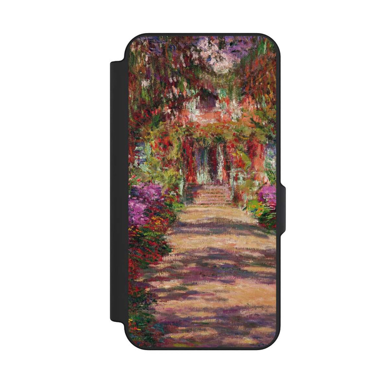 Galaxy S25 FE NIVOflip Eine Allee in Monets Garten in Giverny by Claude Monet