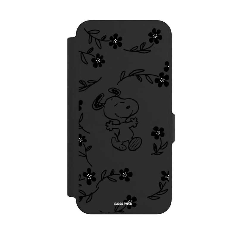 Galaxy S25 FE NIVOflip Snoopy und Flowers Transparent