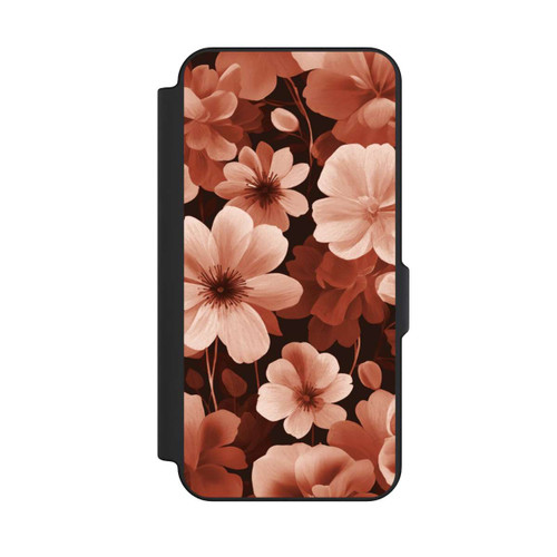 Samsung Galaxy S25 FE NIVOflip Rote Negativblumen mit KI
