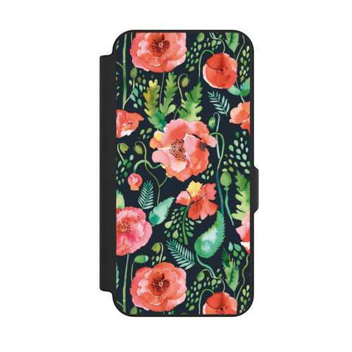 Samsung Galaxy S25 FE NIVOflip Poppies Dark Wilderness