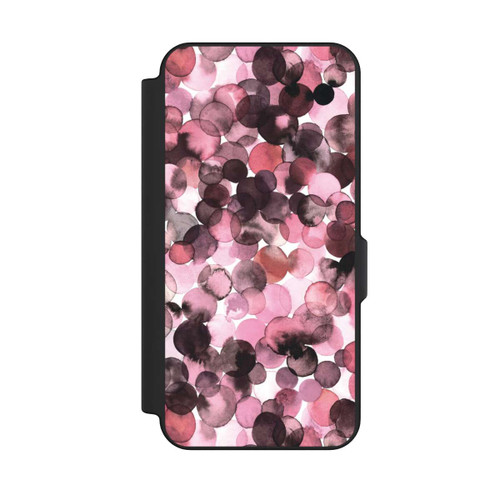 Samsung Galaxy S25 FE NIVOflip Purple Dots Watercolor