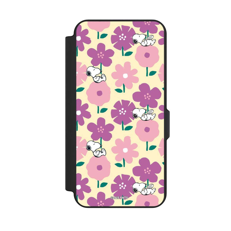 Galaxy S25 FE NIVOflip Peanuts Flower Pattern Yellow