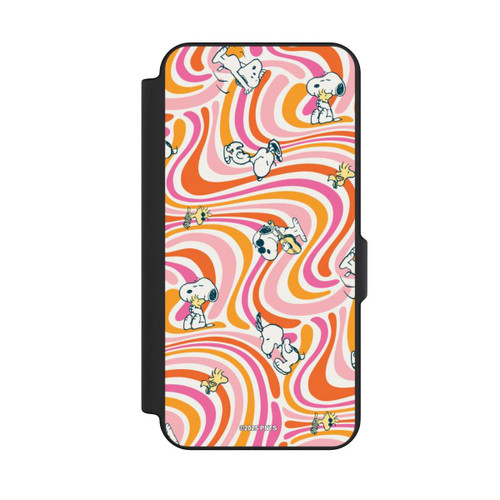 Samsung Galaxy S25 FE NIVOflip Peanuts Hippie Pattern Orange