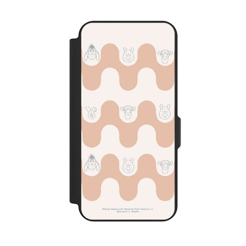 Samsung Galaxy S25 FE NIVOflip Winnie l'Ourson et ses Amis Motif Vagues Bohèmes
