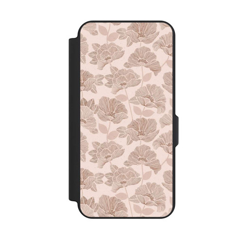 Samsung Galaxy S25 FE NIVOflip Brown Floral Block