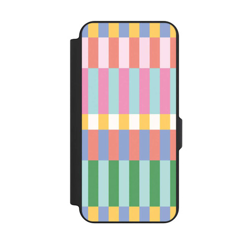 Samsung Galaxy S25 FE NIVOflip Checked Theme Pastel
