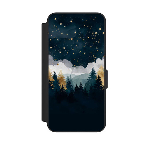 Samsung Galaxy S25 FE NIVOflip Forêt Nocturne Indigo