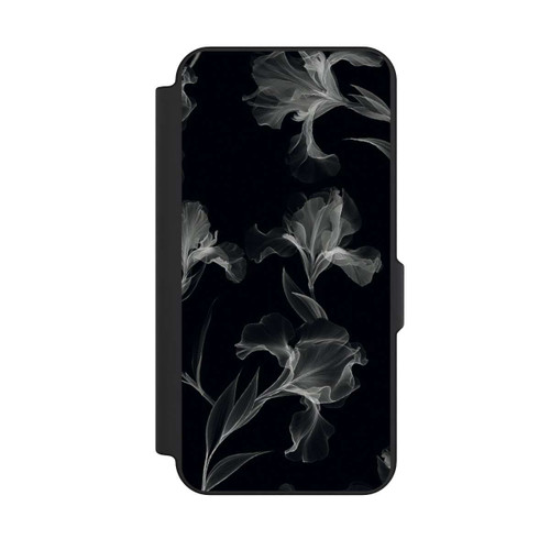 Samsung Galaxy S25 FE NIVOflip Blumen Schwarz-Weiß Röntgenaufnahme