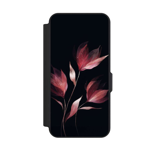 Samsung Galaxy S25 FE NIVOflip Burgunderrote Blume Negativ