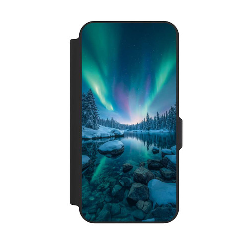 Samsung Galaxy S25 FE NIVOflip Aurores boréales Briller avec IA