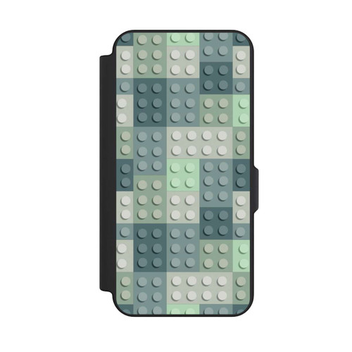 Samsung Galaxy S25 FE NIVOflip Modèle de blocs verts