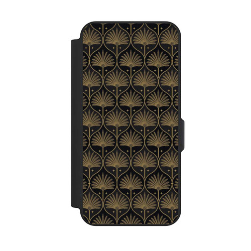 Samsung Galaxy S25 FE NIVOflip Feuilles Art Déco