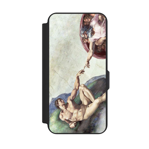 Samsung Galaxy S25 FE NIVOflip Michelangelo Buonarroti Création d'Adam