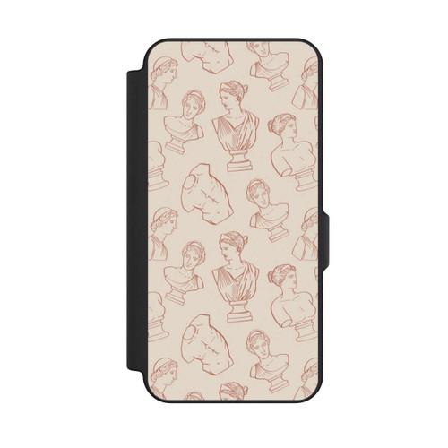 Samsung Galaxy S25 FE NIVOflip Greek Deco Busts Brown